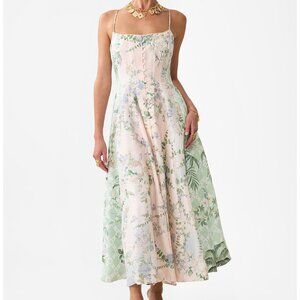 Camilla CORSET DRESS WITH LONG FLARED SKIRT